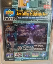 1997 Upper Deck Diamond Vision Ken Griffey Jr. Highlight Reel #2 Long...