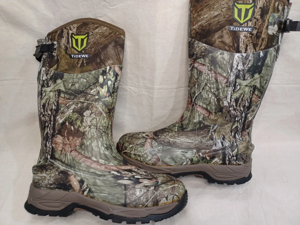 Tidewe Mossy oak boots size 10 - Image 3 of 4