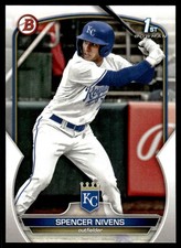 Spencer Nivens 2023 Bowman Draft #BD93 Kansas City Royals 28009 Baseball Card
