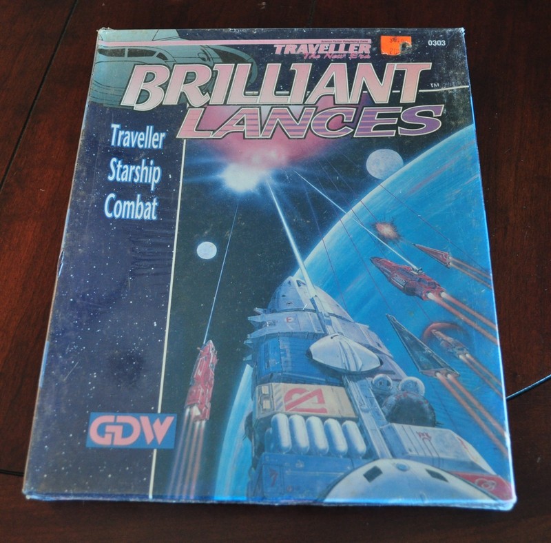 Traveller RPG Brilliant Lances GDW Boxed Game - ***STILL SEALED***