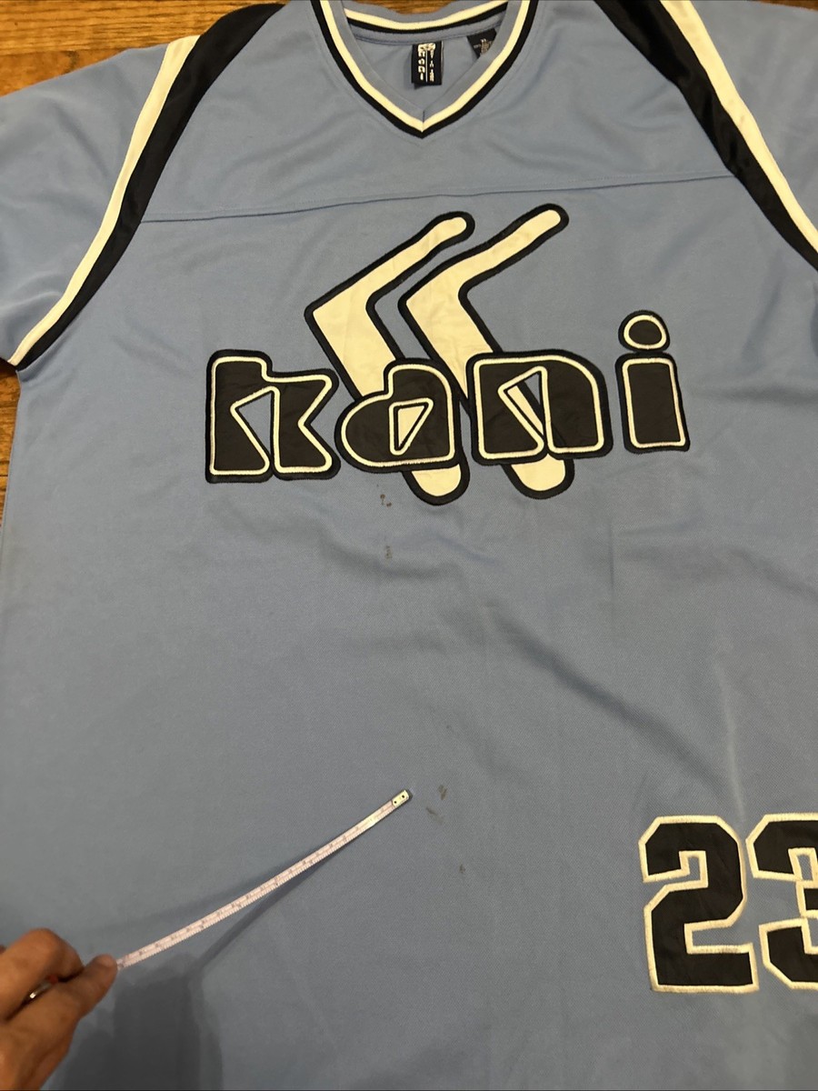 Karl Kani Vintage Hip Hop Light Blue Jersey Shirt Size XL Oman