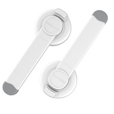 Baby Toilet Lock 2 Pack for Child Safety, Baby Proof Toilet Seat Lock with 2 E