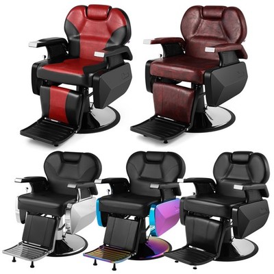 Artist Hand Heavy Duty Stylist Barber Recline Chair Salon Beauty Shampoo Styling