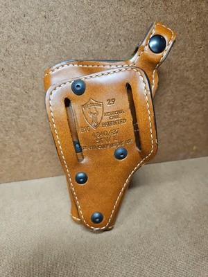 Vintage Safariland Model 29 S&W L Frame Hi-Ride Thumb Break Leather Holster NOS