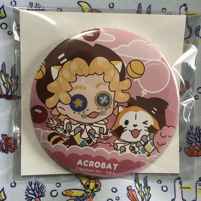 Identity V Can Badge Pin: The Acrobat & Rascal (Collab)  Metal,