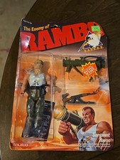 Figura RAMBO: The Enemy of Rambo: Sargeant Havoc, 1985/86 De colección, ¡Nuevo! Precintado