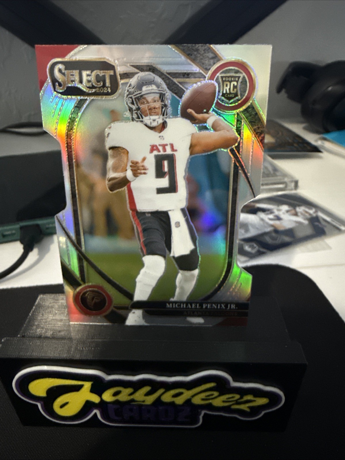 2024 Select Panini Michael Penix Jr. Club Level Silver Prizm Die Cut RC🔥