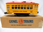 POSTWAR LIONEL No. 60 LIONELVILLE RAPID TRANSIT TROLLEY IN OB, C-7 EX+ — photo 1