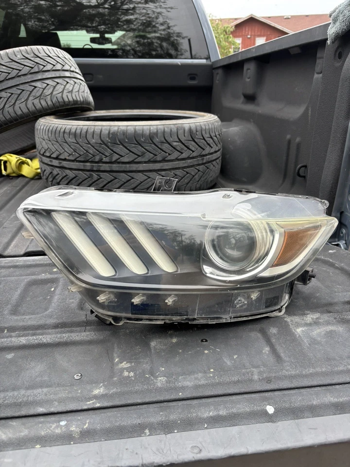 Par de faros LED HID 2015-2017 Ford Mustang GT 5,0 LH/RH OEM 2020-2022 GT500 Foto 2 de 4