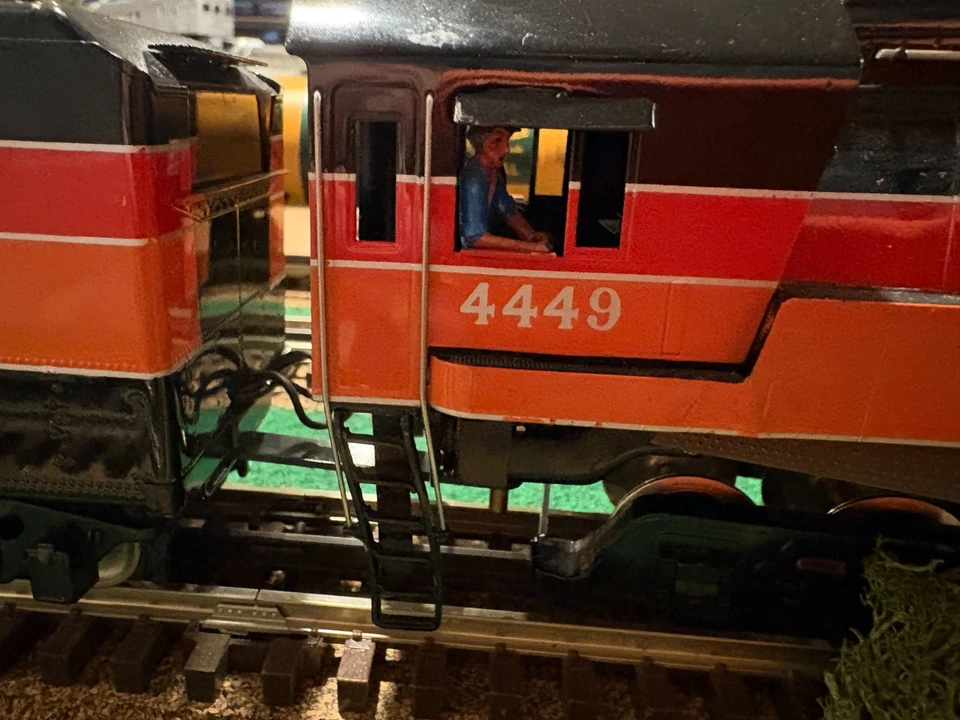 Williams 5600 O BRASS Southern Pacific 4-8-4 GS-4 Steam Locomotive #4449 EX/Box - Image 4 of 4