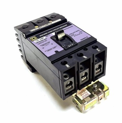 Square D Q2B32125 3 Pole 125 Amp 240 Vac I-Line Circuit Breaker