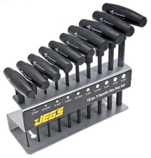 Jegs 80711 T-handle Hex Key Set