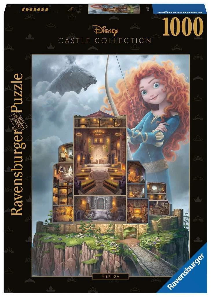 NEW! Ravensburger Disney Castles Merida 1000pc Puzzle