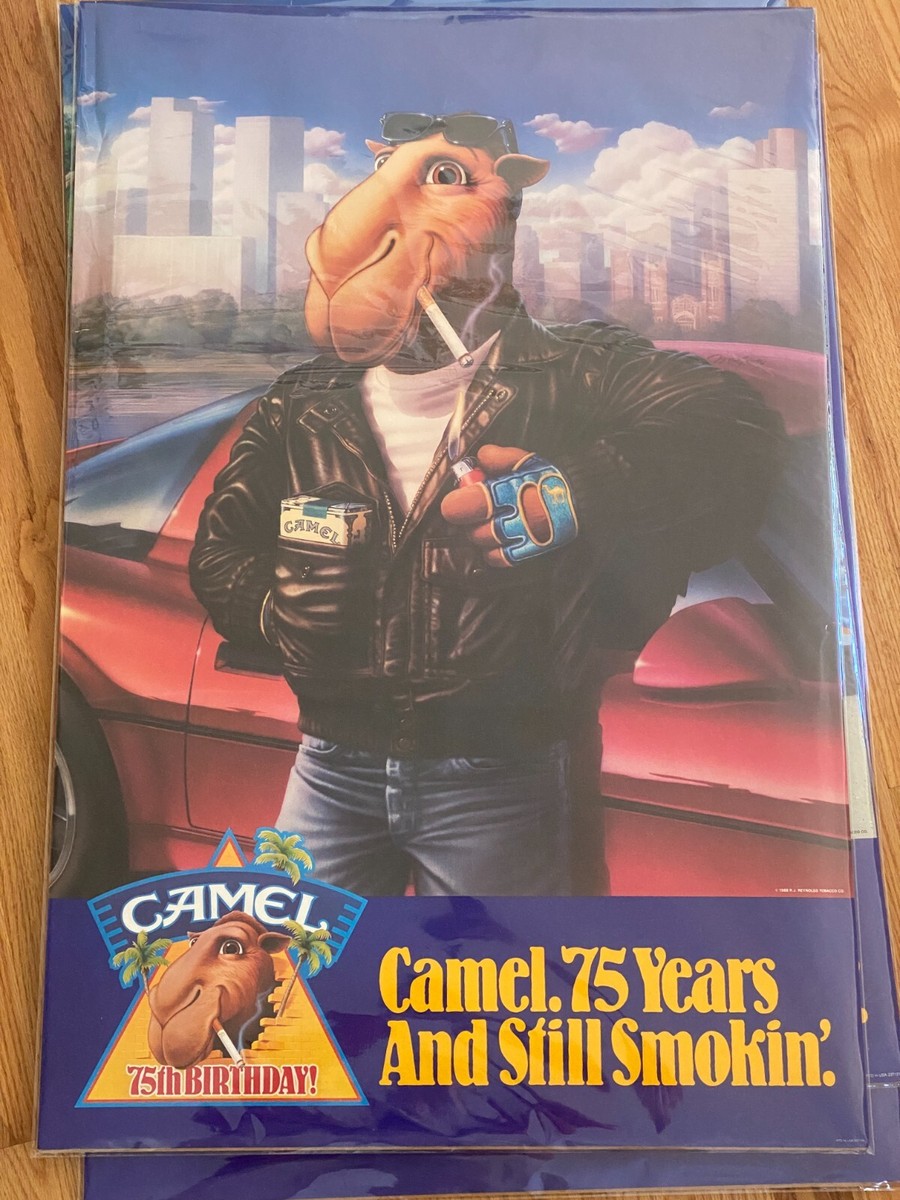 Vintage Camel Joe Poster - No Surgeon General Warning | eBay