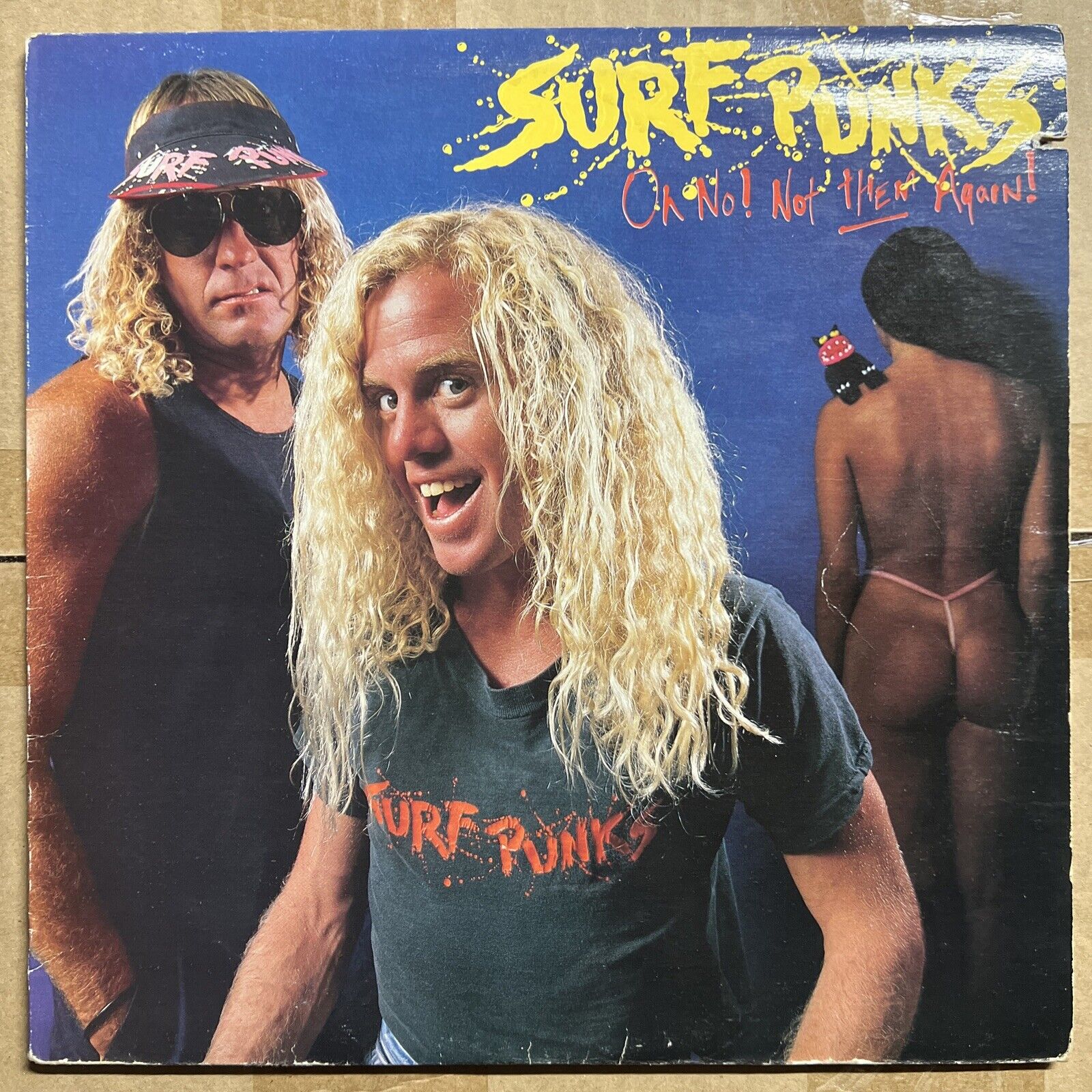 Surf Punks - Oh No! Not Them Again! Lp Enigma 1988 vg
