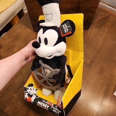 Mickey Mouse 90th Whistles Moves Steamboat Willie 17” Plush Target