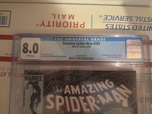 The Amazing Spider-Man #265 - 1st App Silver Sable - Marvel Comics 1985 CGC VF - Picture 2 of 2