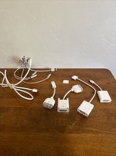 5 MIXED OEM Apple Adapter Cables Thuderbolt to VGA/DVI/30 PIN/COMPOSITE