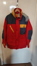 Men's Mamut Gore Tex Red Yellow Walking Coat Jacket Medium