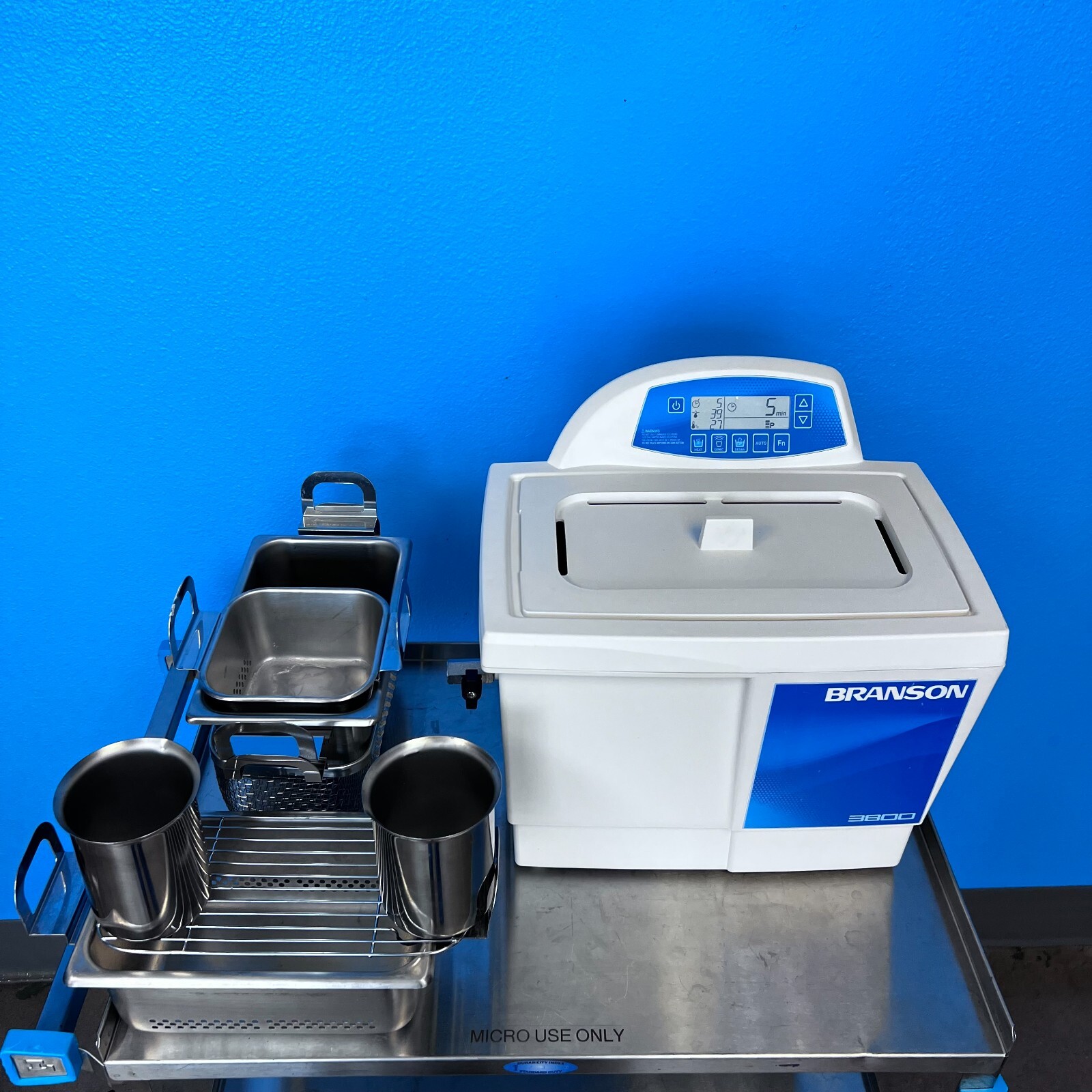 Branson Emerson Bransonic CPX3800H Ultrasonic Cleaner Bath w/BONUS