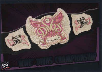 2011 Topps WWE Divas Championship Foil Slam Attax Rumble NM