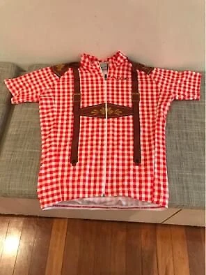 lederhosen cycling jersey