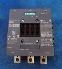 SIEMENS SIZE 6 CONTACTOR 3RT1056-6AF36 185A 400V W/COILS 3RH1921-1DA11 230V 1YR