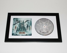INGESTED BAND SIGNED FRAMED 'WHERE ONLY GODS MAY TREAD' CD COVER ALBUM w/COA