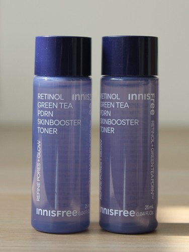 Innisfree Retinol Green Tea PDRN Skinbooster Toner 25mL*2ea=50mL /Travel Size - Picture 3 of 3