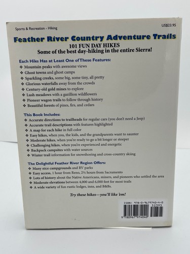 Feather River Country Adventure Trails 5th edition SIGNED - Picture 2 of 3