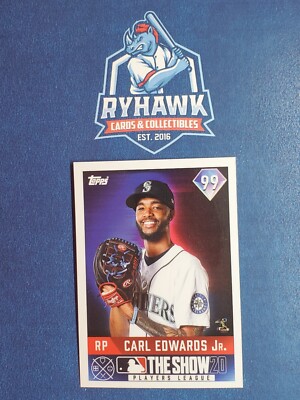 2021 Topps On-Demand MLB The Show #1 Carl Edwards Jr. Mariners