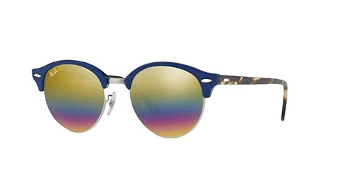 VINTAGE RAY BAN ARCADIA WHITE & BLUE MIRROR LENSES USA B&L  display picture 1