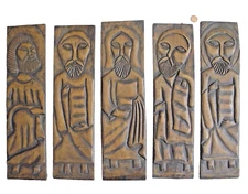 Mid century modern original vintage brutalist Jesus Apostles Disciples