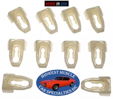 Ford Side Belt Body Fender Door Quarter Hood Trunk Molding Trim Clips 10pcs C