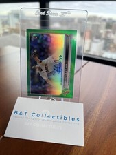 2022 Topps Chrome Kervin Castro Green Autograph 61/99 - RARE