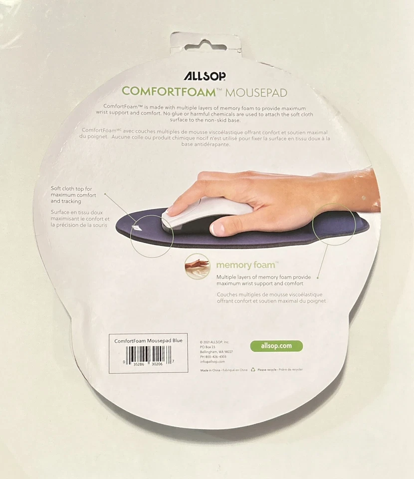 Allsop Comfort Foam Blue Mouse pad - Image 2 of 2