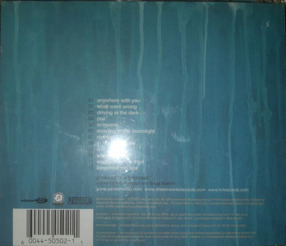 Saves The Day - In Reverie. CD. Estado usado aceptable Foto 2 de 2