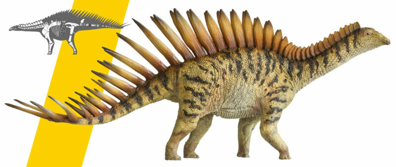 PNSO Miragaia Rosana Figure Stegosauria Herbivore Dinosaur Model