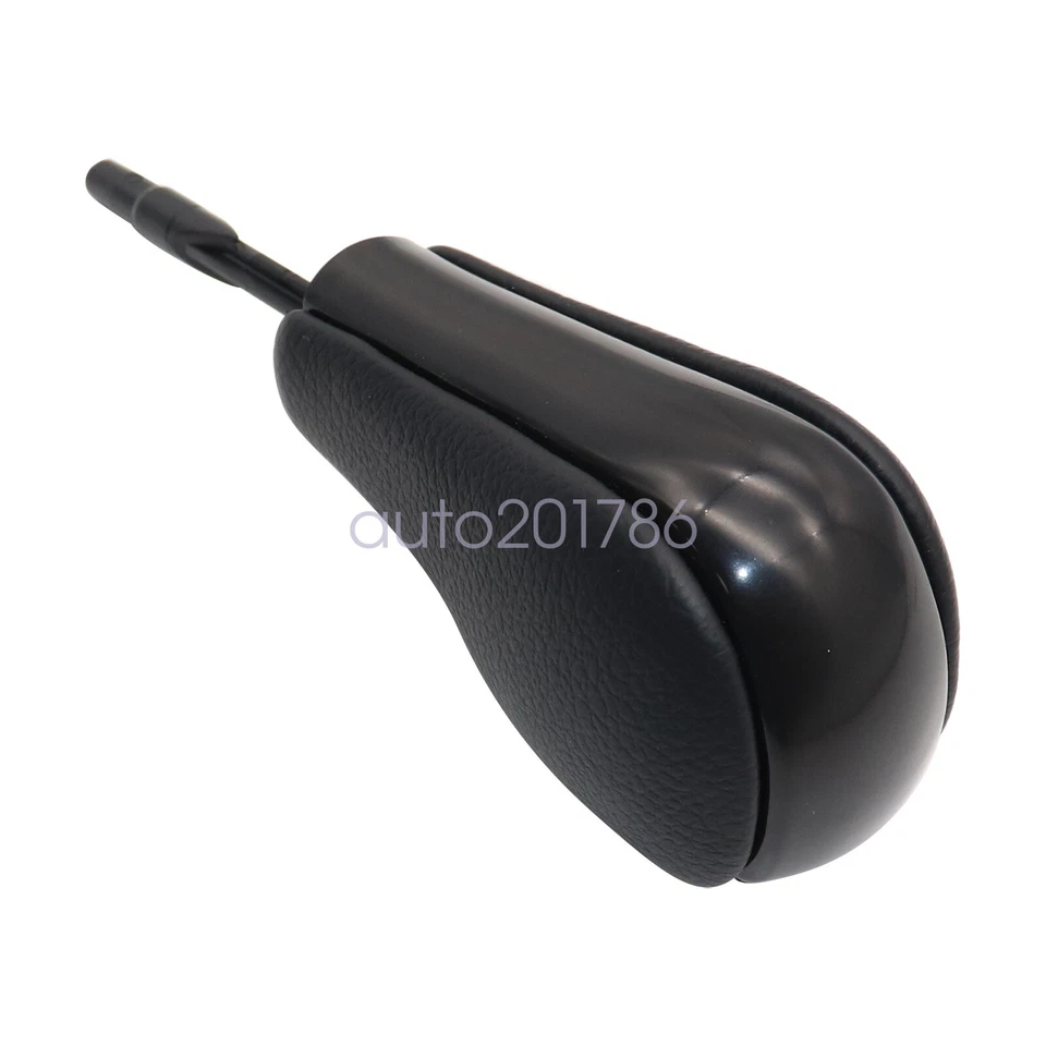 Perilla de cambio automática negra brillante para piano compatible con BMW Serie 1 3 6 X1 Z4 E90 E91 Foto 3 de 4