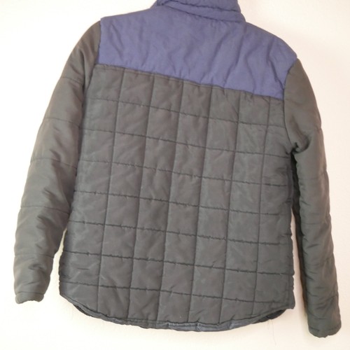 Nomad Giubbotto Uomo Trapuntato Puffer Nero con Spalline Navy Taglia M - Foto 3 di 11