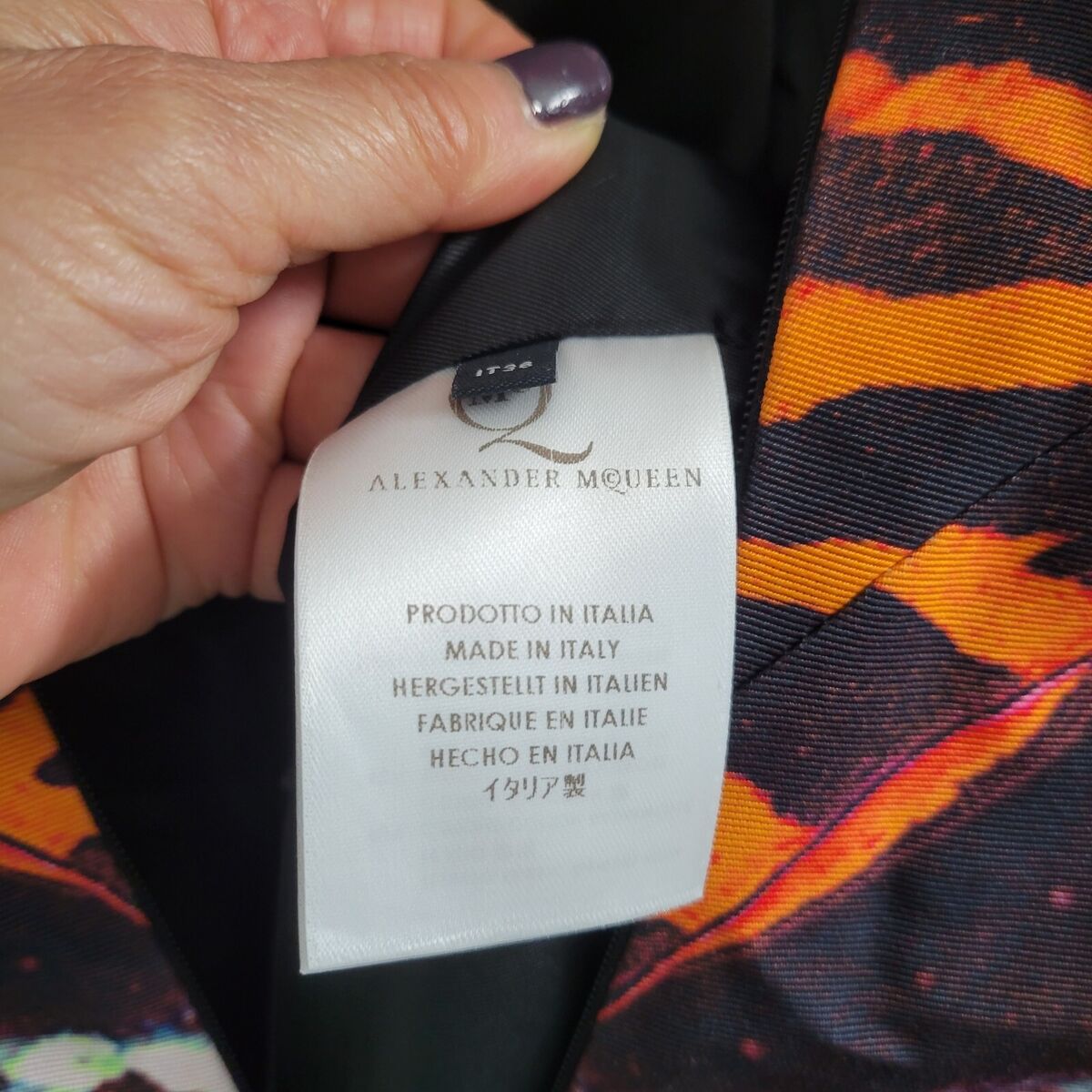 McQ Alexander McQueen Interlock Kaleidoscope Print Mini McQ Alexander McQueen Interlock Kaleidoscope Print Mini