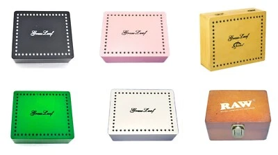 GRASSLEAF LARGE WOODEN ROLLING BOX ROLL BOX SMOKING FOR YOUR SMOKING ACCESSORIES