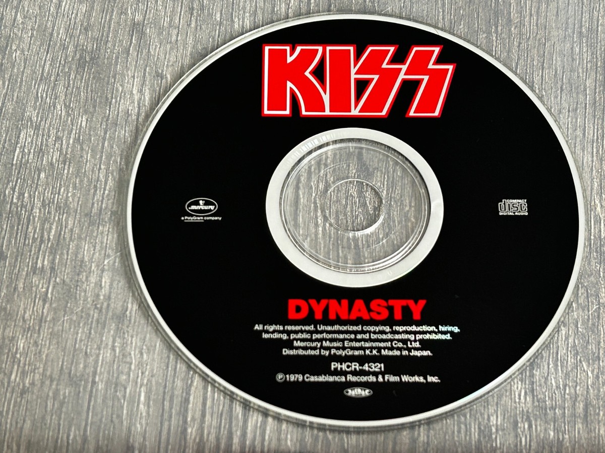 KISS CD Dynasty Remaster 1997 PHCR-4321 Japan Japanese Vintage