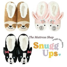 SNUGGUPS Womens/Ladies Slippers Frenchie Dog Llama Sloth Mum Birthday Gift