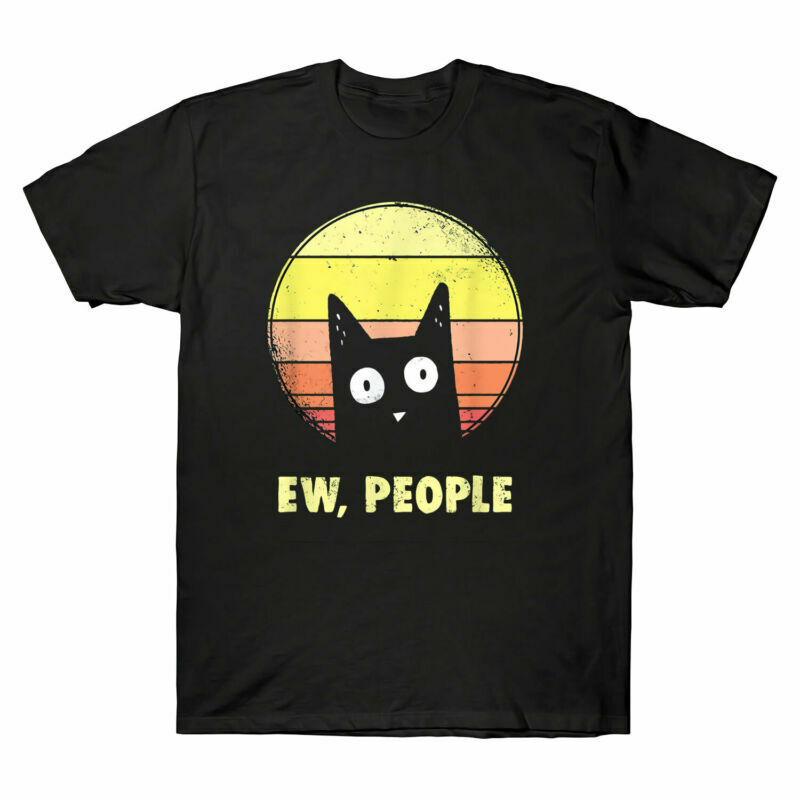 Ew, People Vintage Funny Cat Lover Gift, Graphic Cat T-Shirt Ew, People Vintage Funny Cat Lover Gift, Graphic Cat T-Shirt