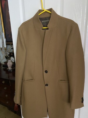 Camel Coat Long Coat For Men Zara Long Coat Zara Mens Trench Coat