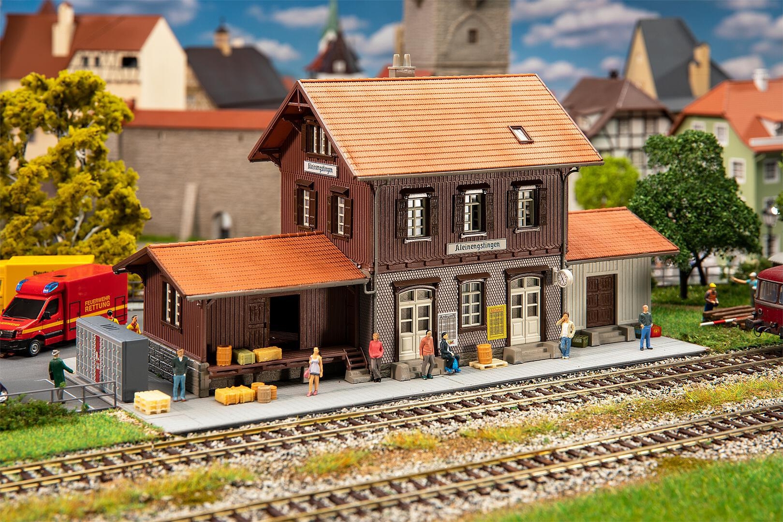 Faller H0 110133 - Bahnhof Kleinengstingen Bausatz   Neuware