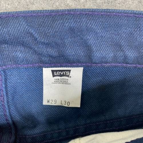 Jeans de mezclilla vintage años 90 Levi's 517 naranja tab bootcut hechos en EE. UU. 29x30 sin existencias - Imagen 8 de 12