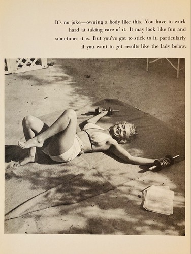 Marilyn Monroe Calendar Litho 1953 VTG Pinup The Shape II Andre De Dienes Photo