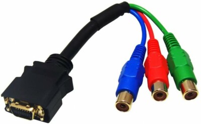Fuji Part D Terminal --Component conversion cable 0.1m AD513 From Japan